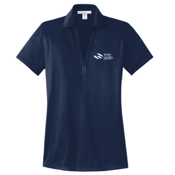 Woman's Performance Fine Jacquard Polo Thumbnail